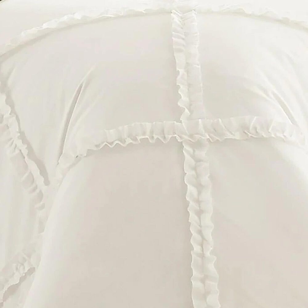Revman Adelina 3-Piece King Duvet Cover Set in White, , large