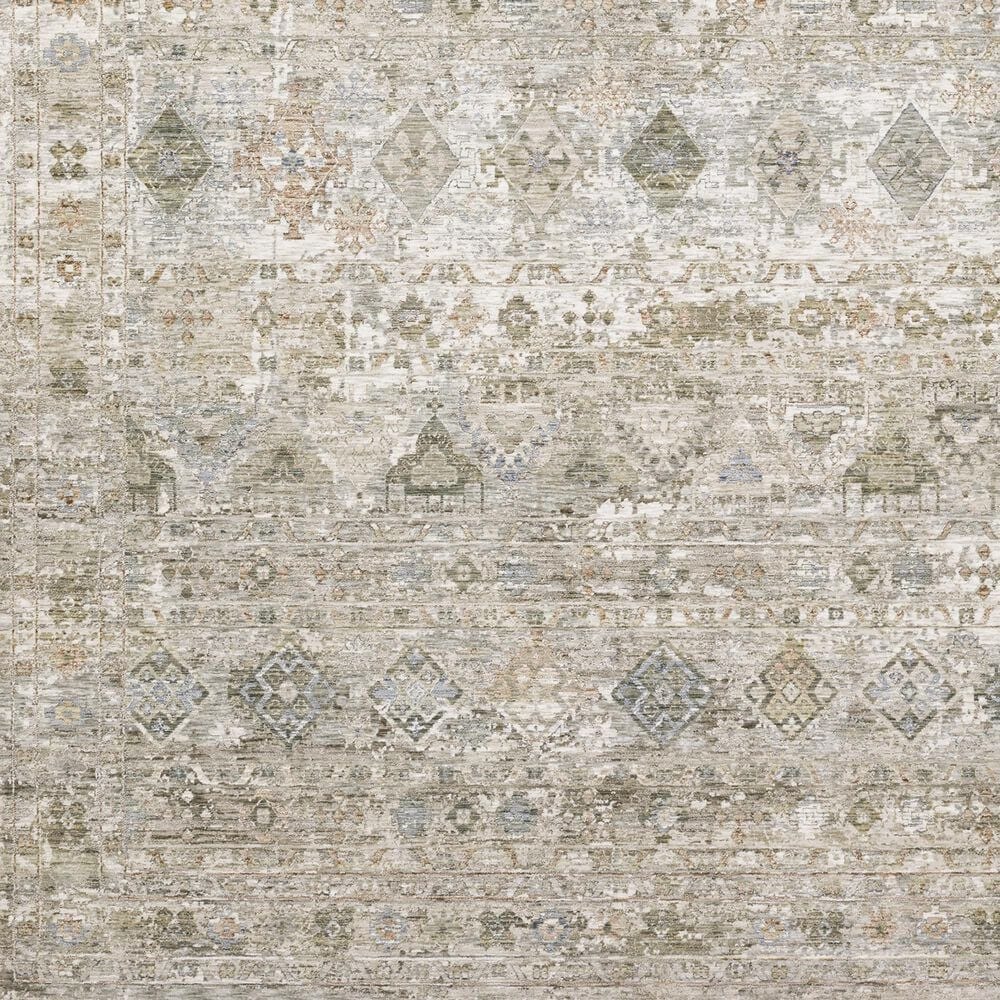 Oriental Weavers Avalon Southwestern Beige and Blue 7&#39;10&quot; x 10&#39;2&quot; Area Rug, , large