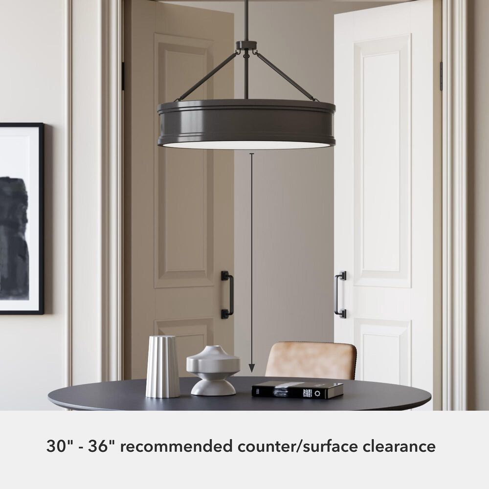 Hunter Capshaw 6-Light Pendant in Noble Bronze, , large