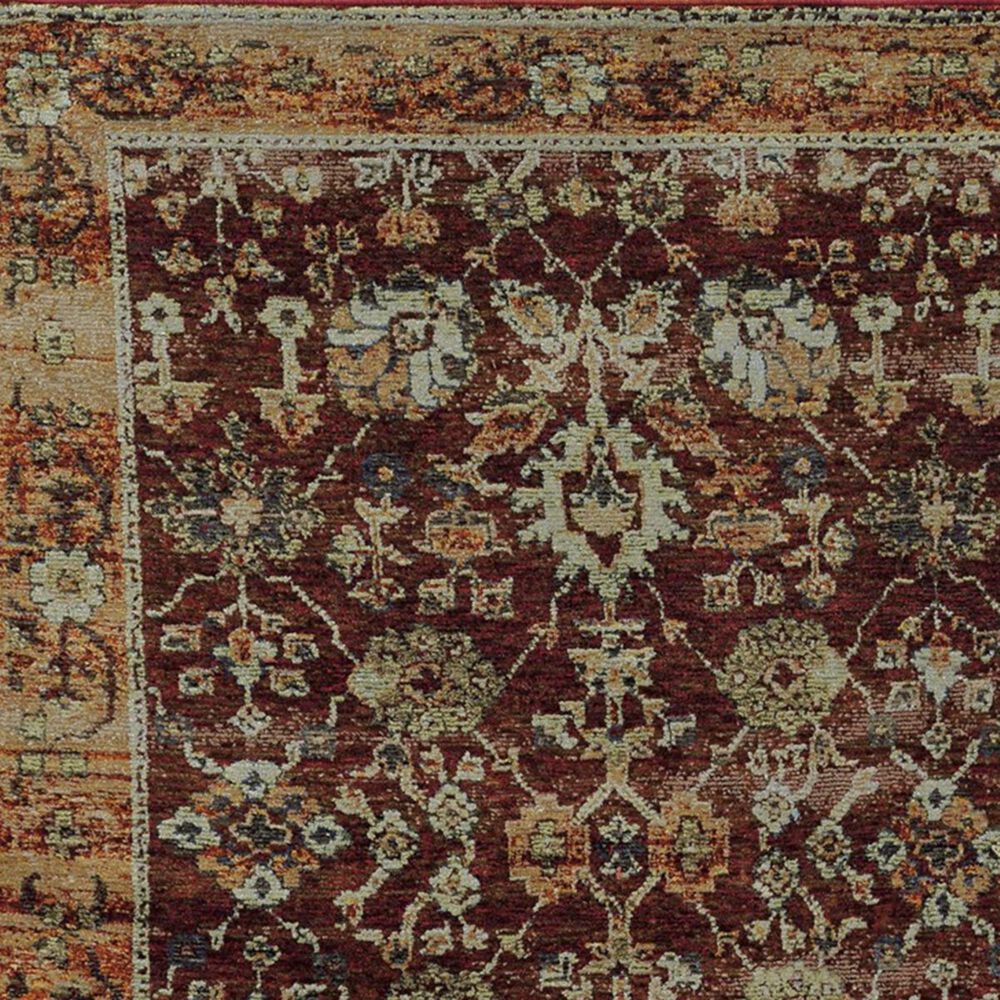 Oriental Weavers Andorra 7154A 10&#39; x 13&#39;2&quot; Red and Gold Area Rug, , large