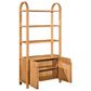Slatehouse Arlo 4-Shelf Bookcase in Stained Light Brown, , large