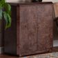 Baxton Studio Valora Storage Cabinet in Dark Walnut Brown, , large