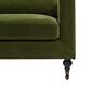 Jennifer Taylor Home Elliot Stationary Sofa in Olive Green Velvet, , large