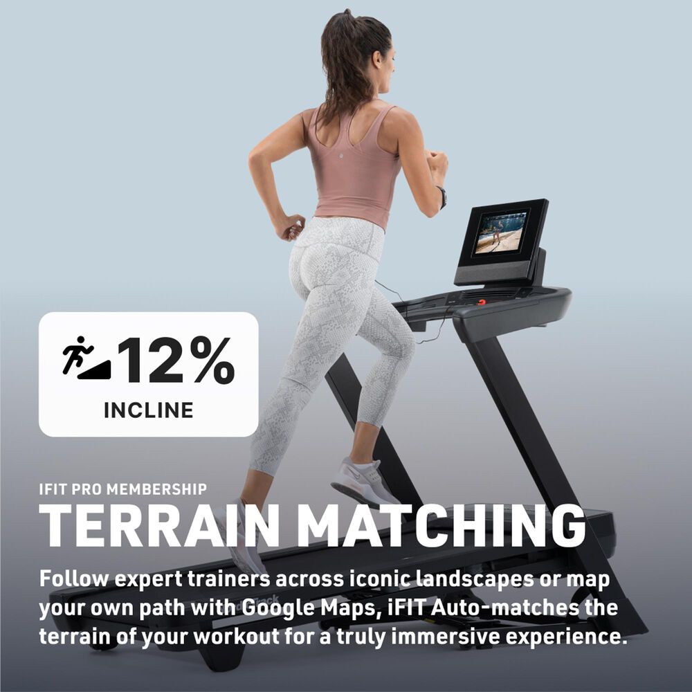 NordicTrack T Series 10 Folding Treadmill with iFIT, , large