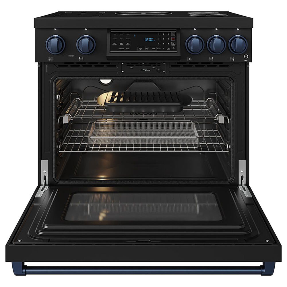 Thor Kitchen Gordon Ramsay 6 Cu. Ft. Professional Induction Range with Blue Handle Kit in Black, , large