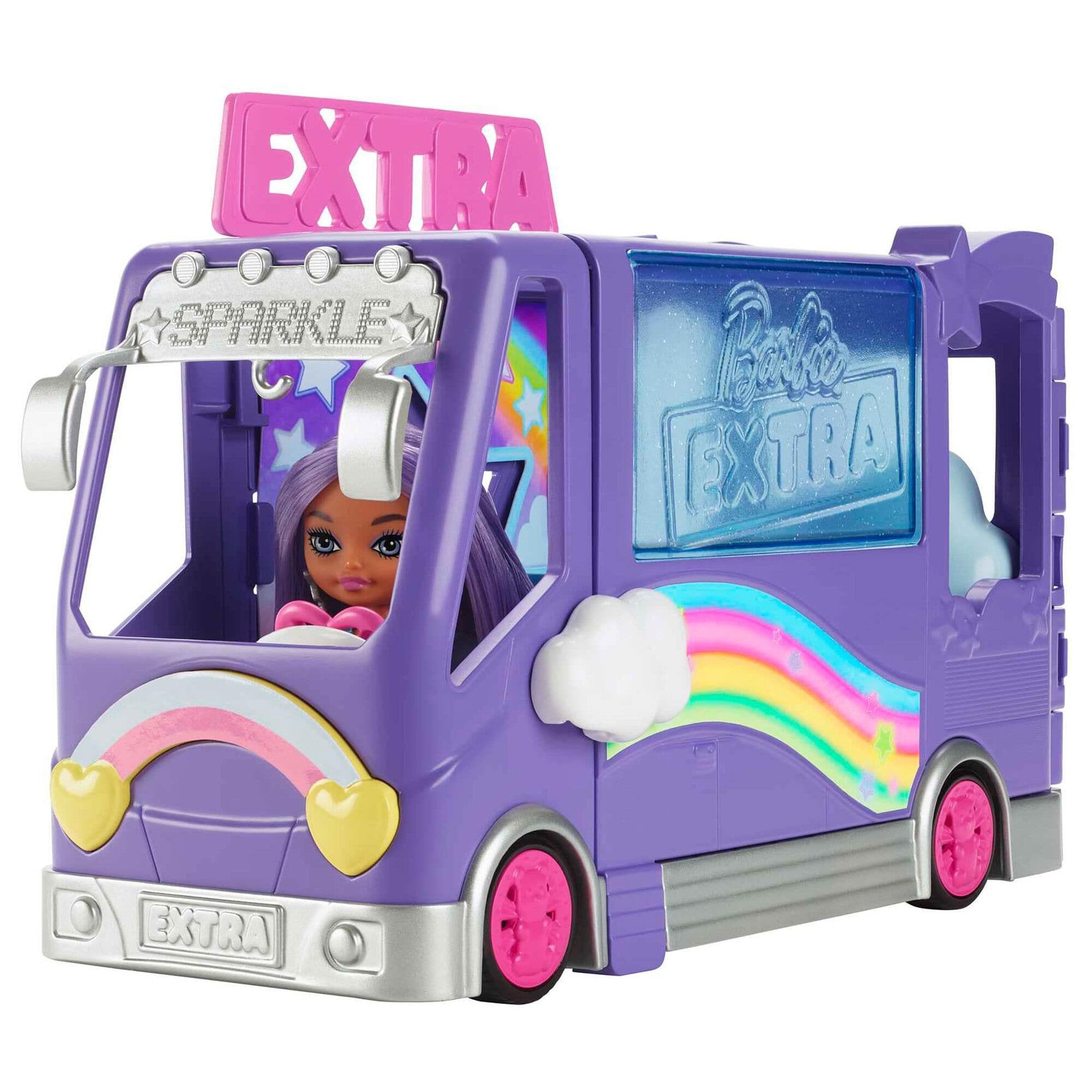 Barbie Extra Mini Doll and Tour Bus NFM