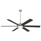 Minka-Aire Cairo 65" Smart Indoor/Outdoor Ceiling Fan with LED Light in Brushed Nickel Wet, , large