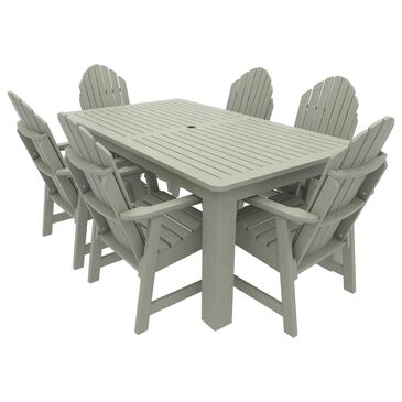Highwood USA Muskoka 7-Piece Patio Bistro Dining Set in Eucalyptus, , large