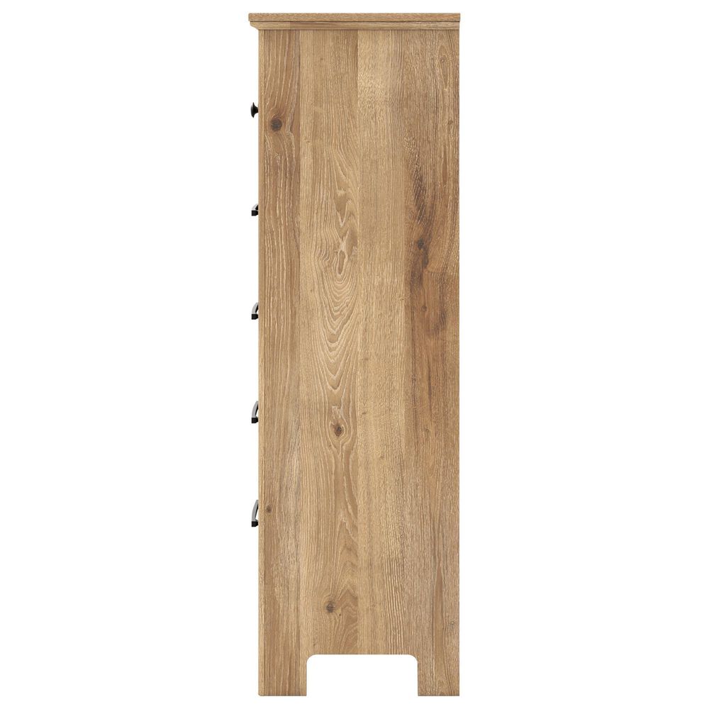 Ashley Makidern 5 Drawer Chest in Natural Brown, , large