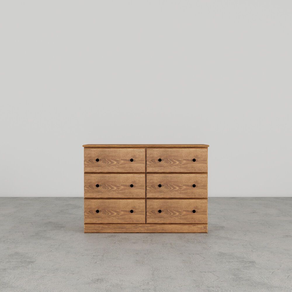 Lemoore Essentials 45" 6-Drawer Dresser Only in Saratoga Pine, , large