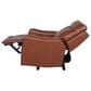 Crystal City Natalia Leather Power Recliner with Headrest in Coach, , large