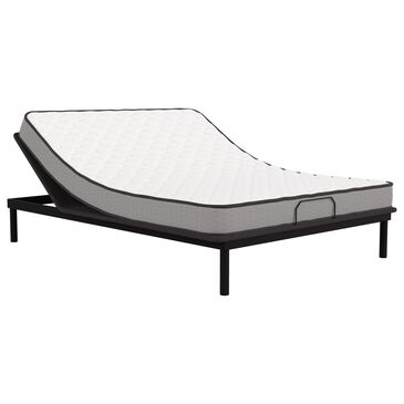 Southerland Firm Memory Foam Queen Mattress with Bronze Baselogic Adjustable Base, , large