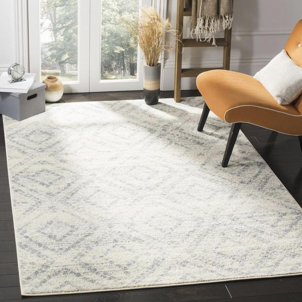 Safavieh Adirondack ADR131T-6 6&#39; x 9&#39; Ivory and Light Blue Area Rug, , large