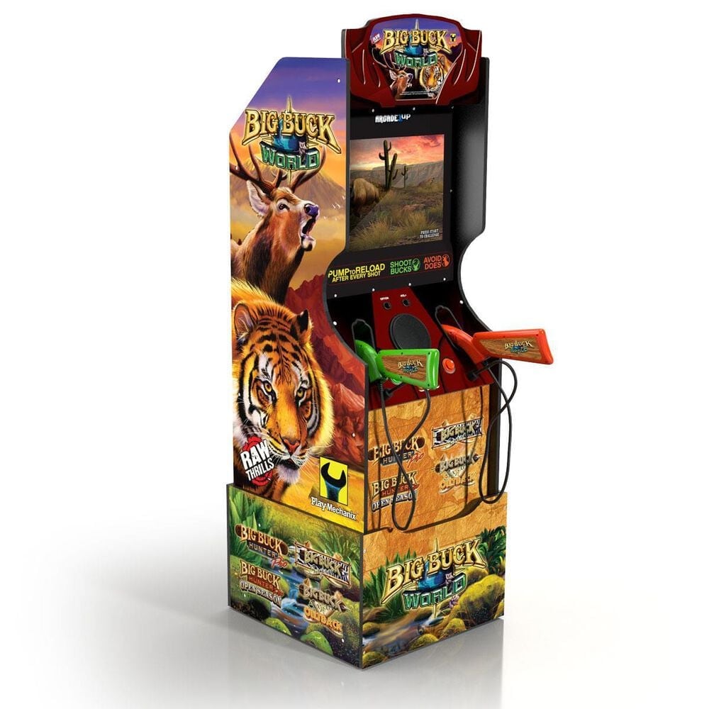 Arcade1up Big Buck World Arcade Machine, , large
