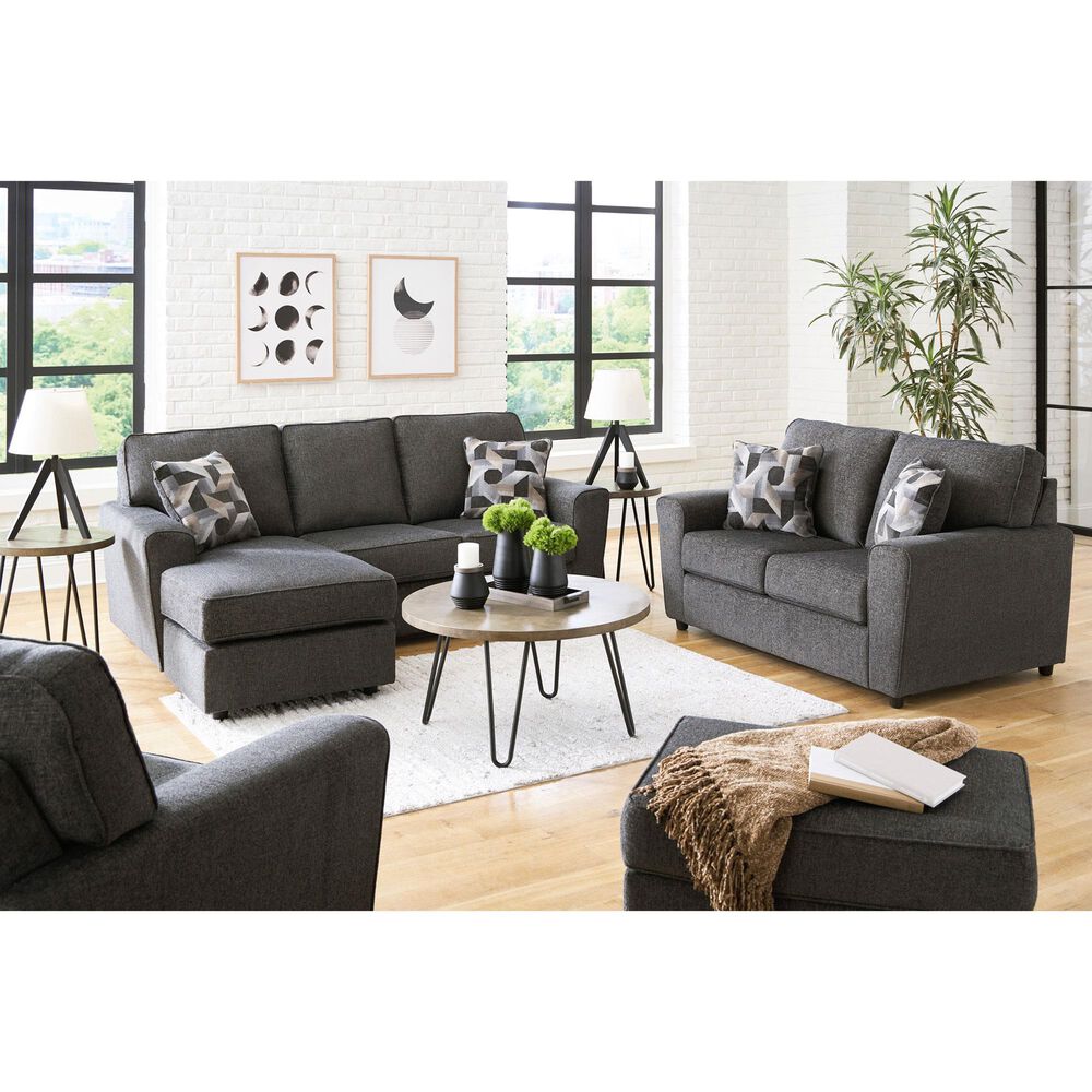 Ashley Cascilla Stationary Sofa Chaise in Slate, , large