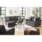 Ashley Cascilla Stationary Sofa Chaise in Slate, , large