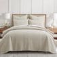 Levtex Pick-Stitch Artisan 3-Piece Full/Queen Quilt Set in Taupe, , large