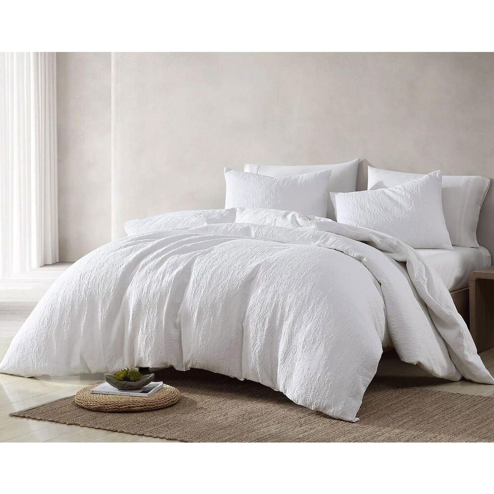 Hallmart Collectibles Matelasse Maddie 3-Piece Queen Comforter Set in White, , large