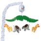 Lambs & Ivy Lollipop Jungle Musical Baby Crib Mobile in Grey, Gold and White, , large