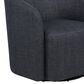 Coaster Mossbrook Swivel Accent Chair in Anthracite, , large