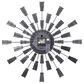 Maple and Jade Wall Clock in Silver and Black, , large