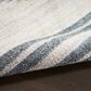 Nourison Astra Machine Washable ASW05 2"2" x 10" Ivory and Blue Runner, , large