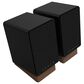 Klipsch Flexus 4" Powered Monitors Bookshelf Speakers Pair in Black, , large