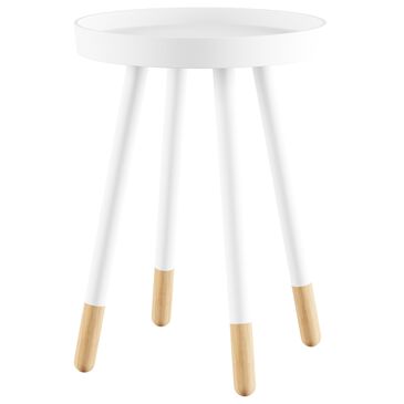 Timberlake Hastings End Table in White, , large
