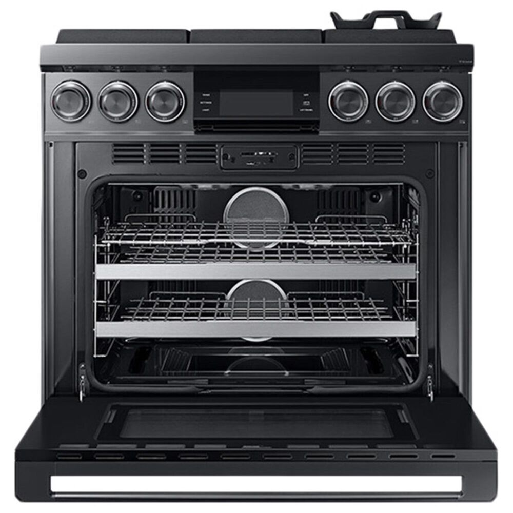 Dacor Modernist 36&quot; Pro Gas Range with Natural Gas in Graphite Stainless Steel, , large