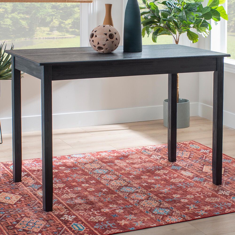 Linon Home Decor Jorissen Counter Height Tavern Table in Dark Charcoal - Table Only, , large