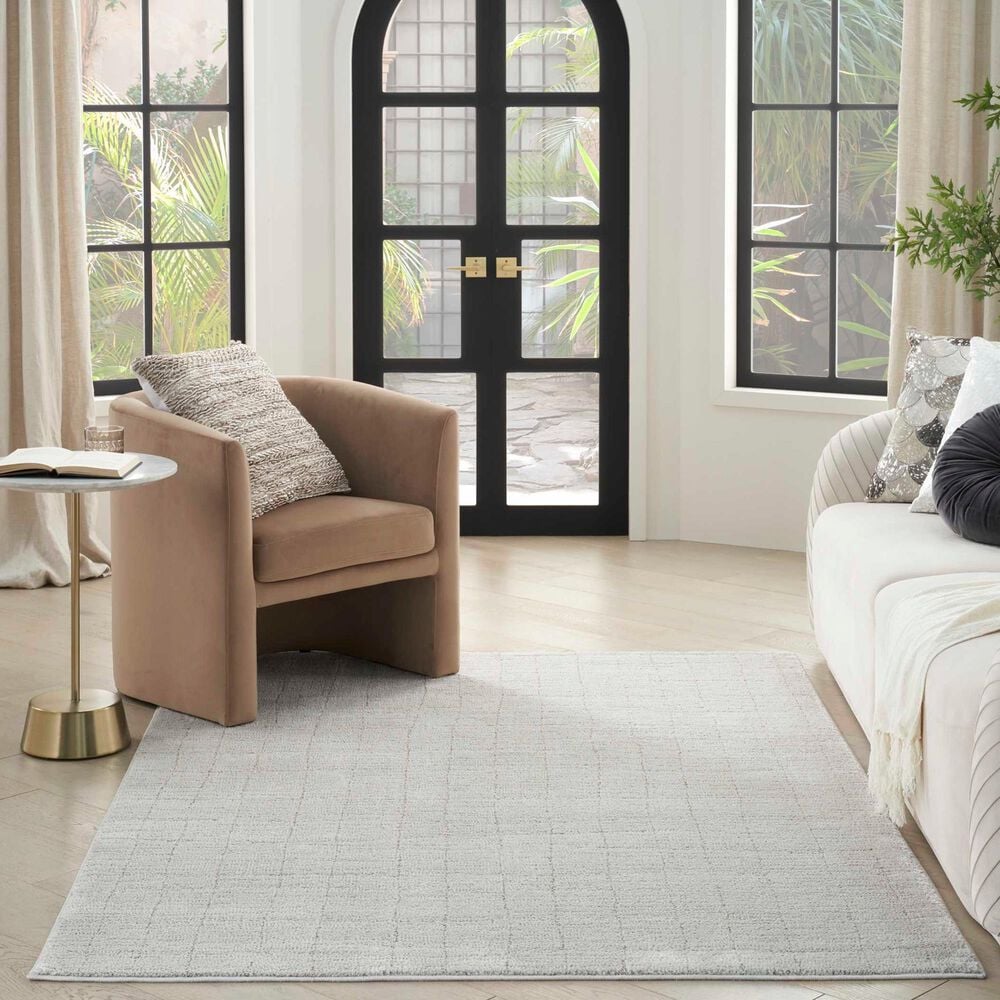Nourison Andes 7&#39;10&quot; x 9&#39;10&quot; Grey Area Rug, , large