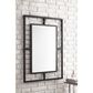 James Martin Vanities Boston 30" Rectangular Mirror in Matte Black, , large