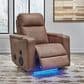 Ashley Lorrenton Power Glider Recliner in Caramel, , large