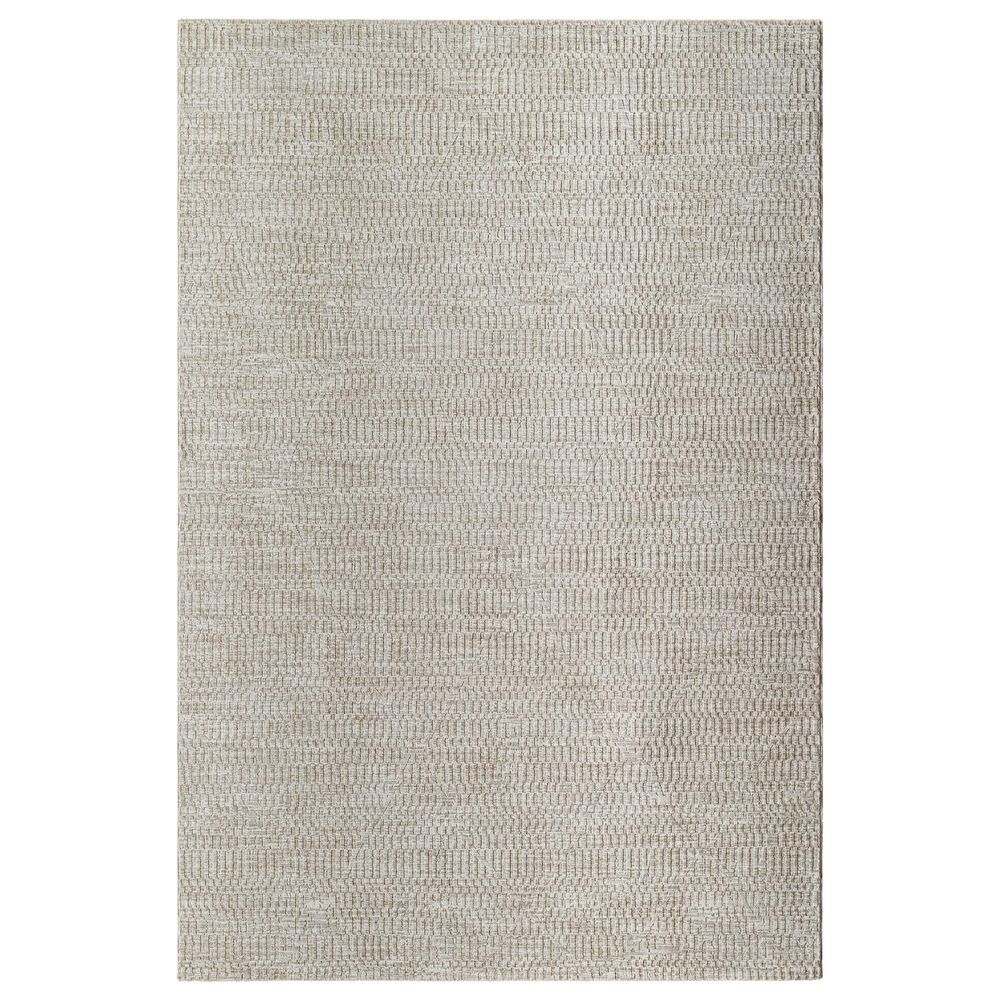 Surya Masterpiece Light Gray and Medium Gray 5" x 7"5" Area Rug, , large