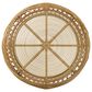 Pacific Landing Dahlia Round Coffee Table in Natural Brown, , large