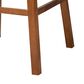 Baxton Studio Gradisca Swivel Bar Stool in Walnut Brown (Set of 2), , large