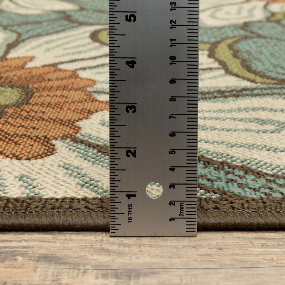 Oriental Weavers Montego 3444M Blue 5'3" x 7'6" Area Rug, , large