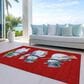 Dalyn Rug Company Wonderland WN34 Red 3" x 5" Area Rug, , large
