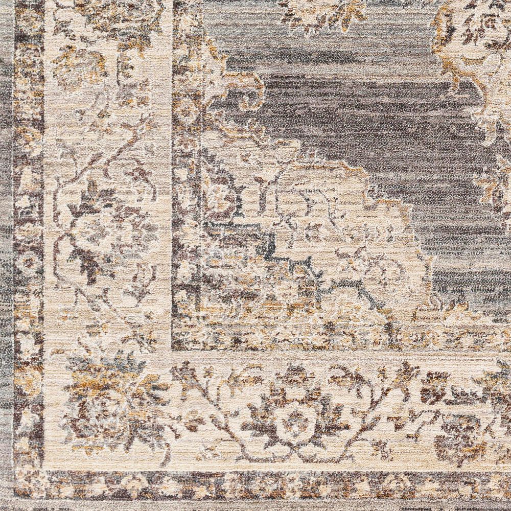 Surya Aida 7&#39;10&quot; x 9&#39;8&quot; Ivory, Gray, Charcoal, Tan and Deep Teal Area Rug, , large