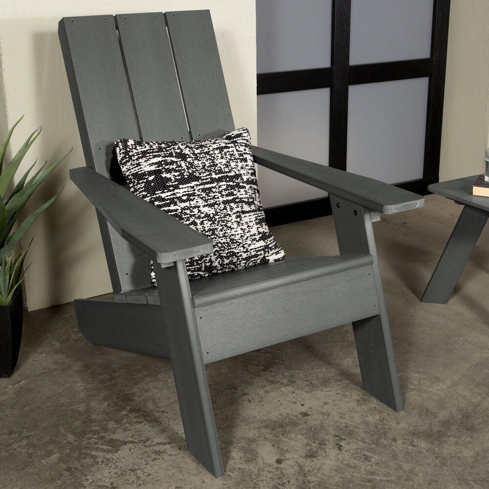 Highwood USA Italica Modern Adirondack Chair in Coastal Teak, , large