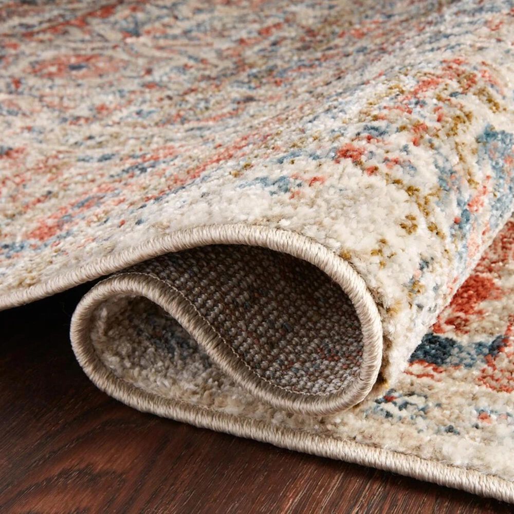 Loloi II Saban SAB-05 2&#39;7&quot; x 4&#39; Sand and Rust Area Rug, , large