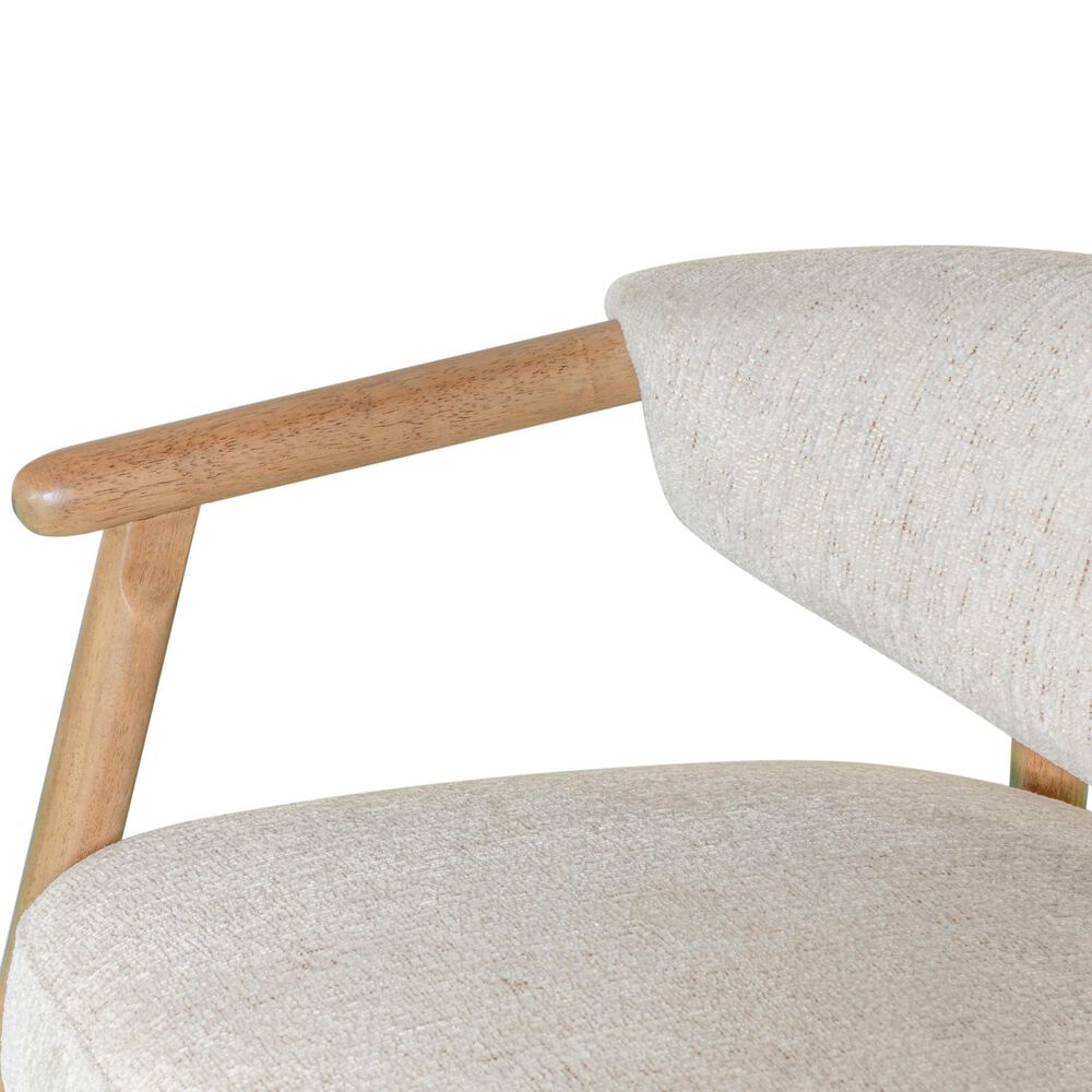 Blue River Autumn Accent Chair in Pebbled Vanilla, , large
