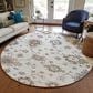 Dalyn Rug Company Portico PO6 Ivory 8" Round Area Rug, , large