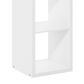 HOMLUX 3-Cube Reversible Open Back Bookshelf in White, , large