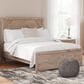 Ashley Senniberg Full Panel Bed in Light Browna and White, , large