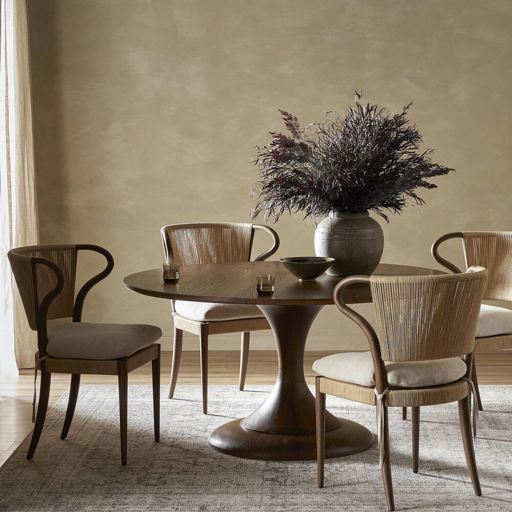 Amber Lewis x Four Hands Eastman Dining Table - Sienna Oak Veneer, , large
