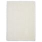 Nourison Luxe Shag LXS01 9" x 12" Ivory Area Rug, , large