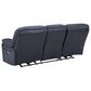 Ashley Leesworth Power Reclining Sofa in Ocean, , large