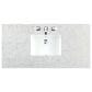 James Martin Vanities Brittany 48" Single Bathroom Vanity in Burnished Mahogany with 3 cm Eternal Jasmine Pearl Quartz Top and Rectangle Sink, , large