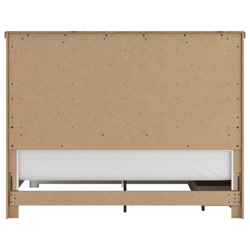 Ashley Savonport King Storage Panel Bed in White and Brown, , large